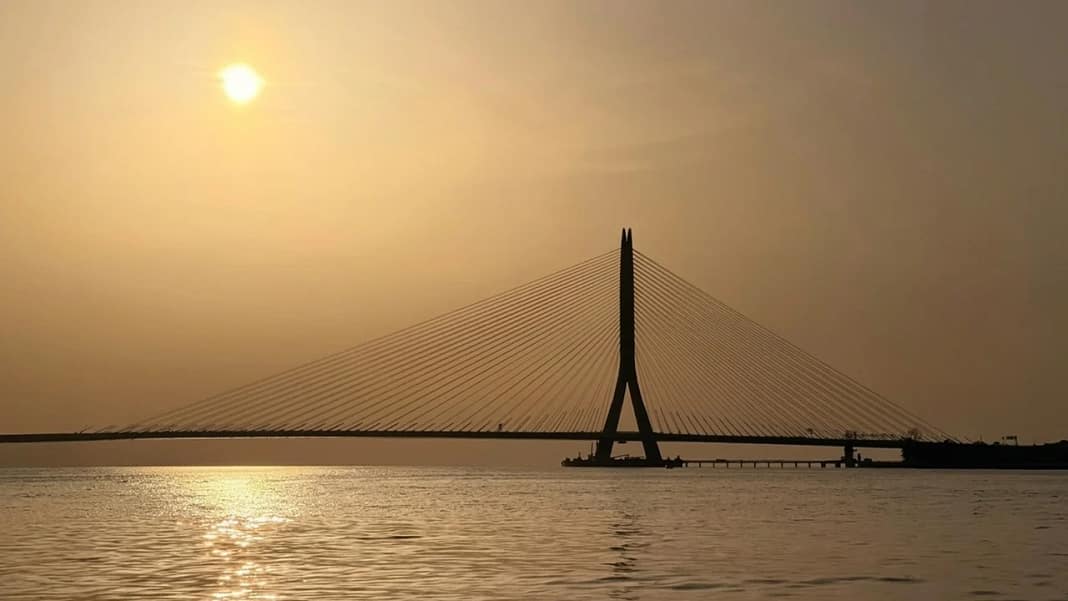 El puente Danjiang, en Nueva Taipéi, brilla entre las mejores obras arquitectónicas del mundo Taiwan - Puente de Danjiang
